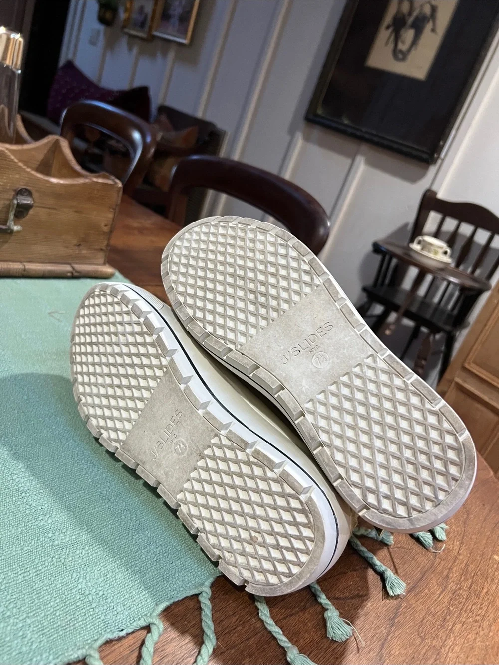 J Slides Gracie Platform Suede Sneakers